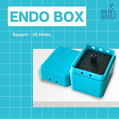 Endo Box- Square 36 Holes