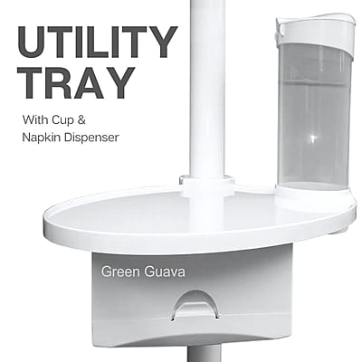 Utility Tray With Cup and Napkin Dispenser